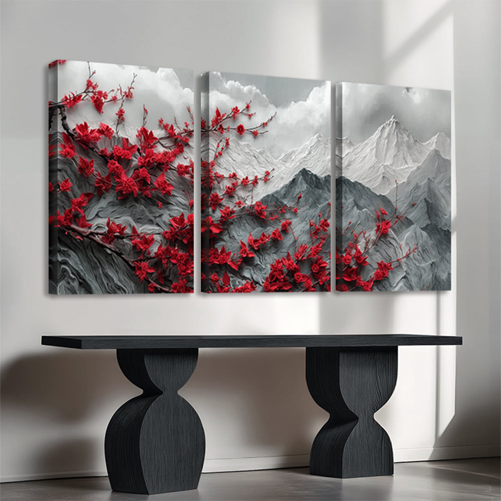 Toile - Stone Leaves
