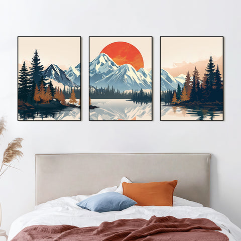 Canvas - Sunset Waves