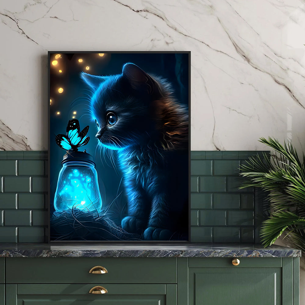Toile - Glow Cat