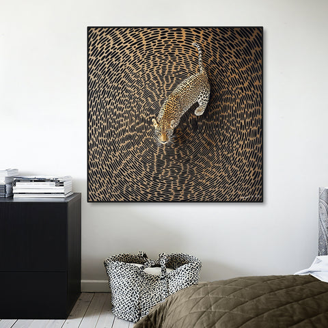 Canvas - Leopard Spiral