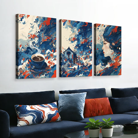 Canvas - Sunset Waves