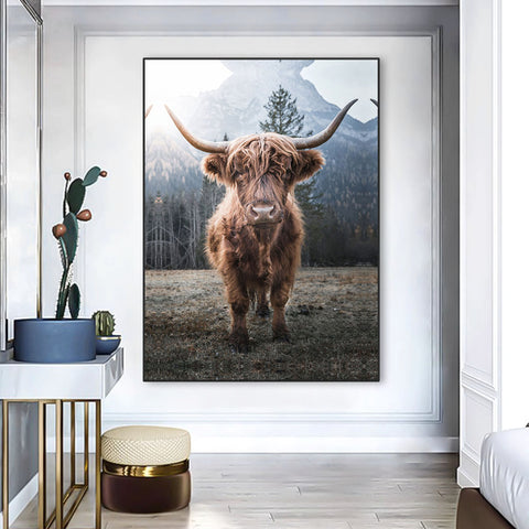 Toile - Highland cattle