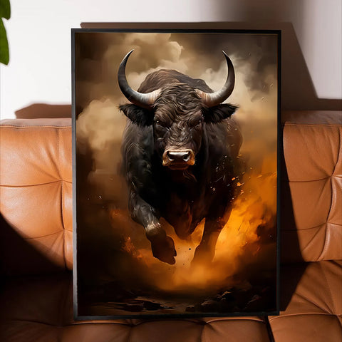 Canvas - Bull Fury