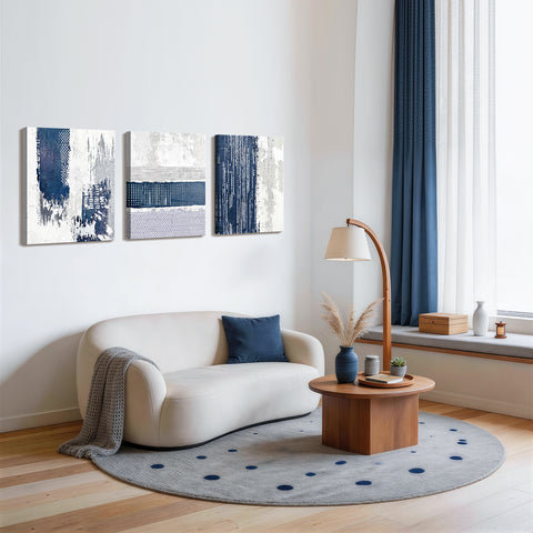 Toile - Brush Navy