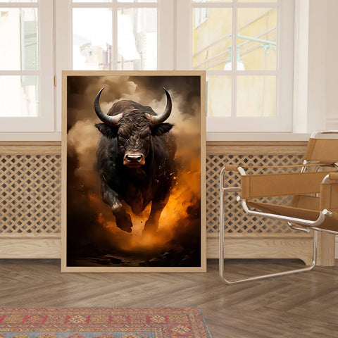 Canvas - Bull Fury