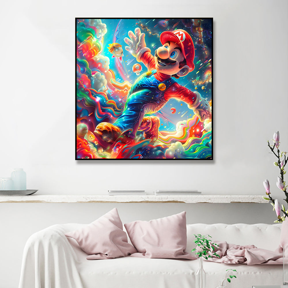 Toile - Cosmic Mario