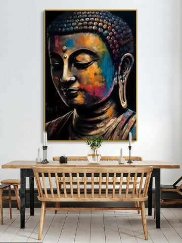 Toile - Painted Buddha