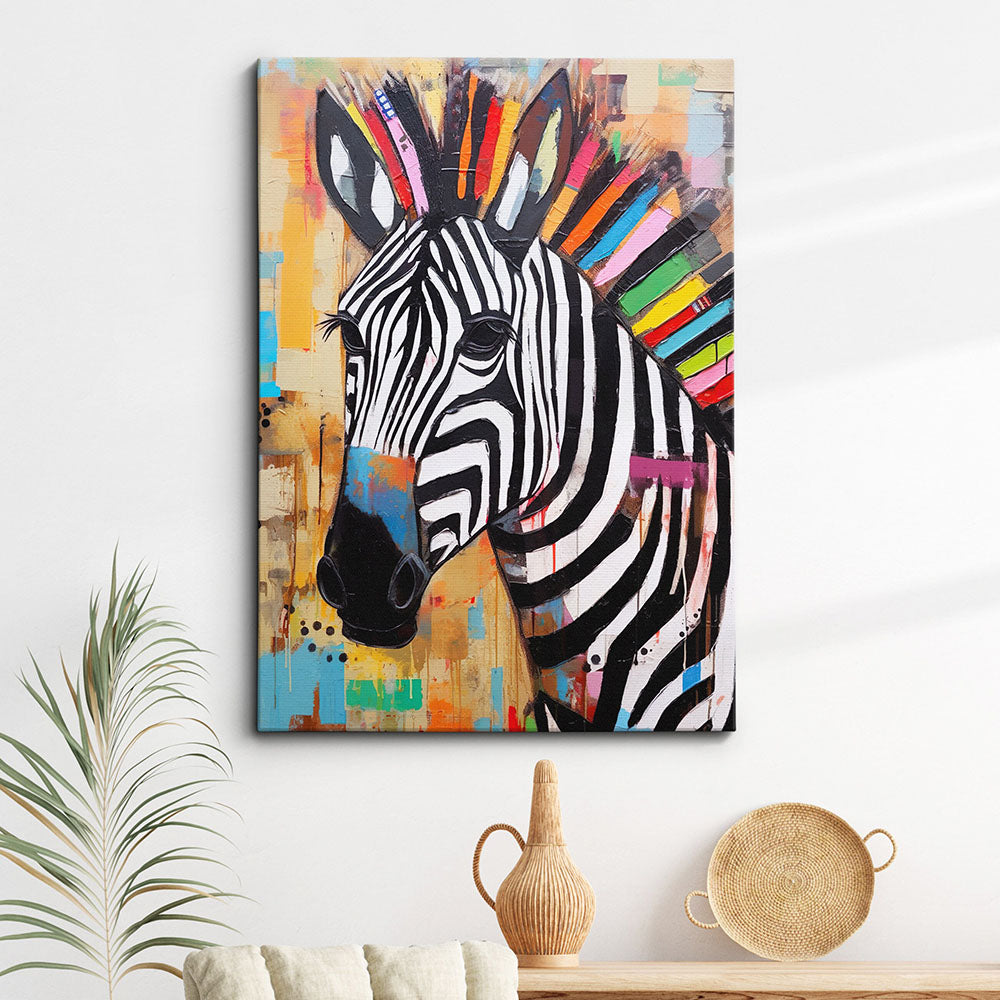 Canvas - Magic Zebra