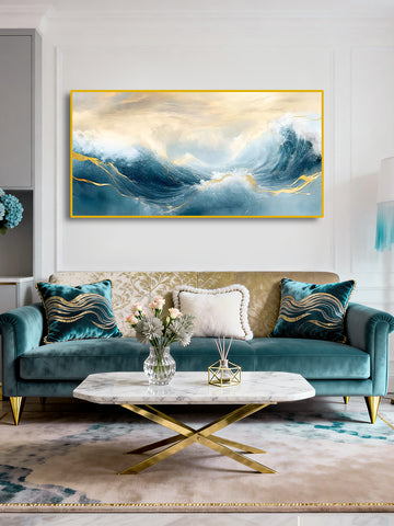Toile - Gold Wave