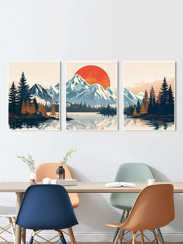 Canvas - Sunset Waves