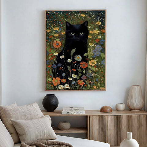 Toile - Floral Cat