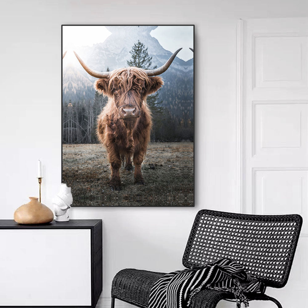 Toile - Highland cattle