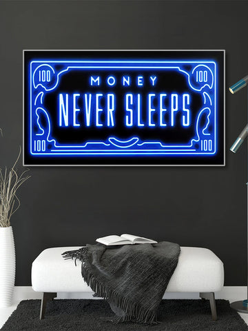 Toile - Money never Sleeps