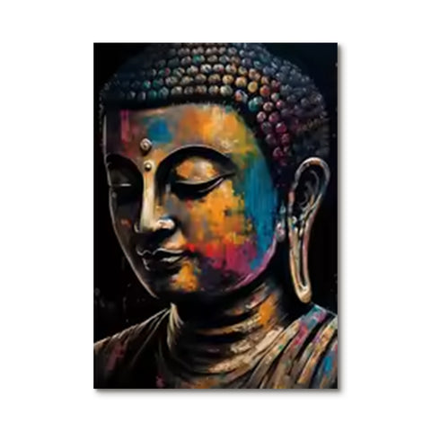 Toile - Painted Buddha