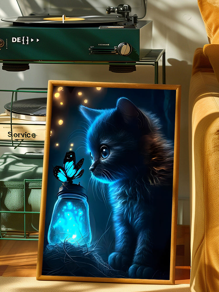 Toile - Glow Cat