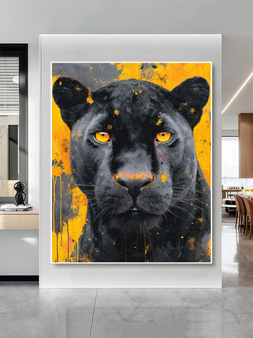 Toile - Golden Panther