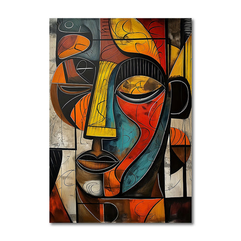 Toile - Cubist Face