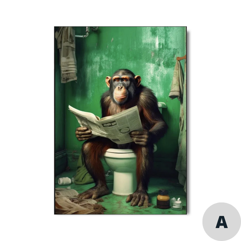 Toile - Animal WC
