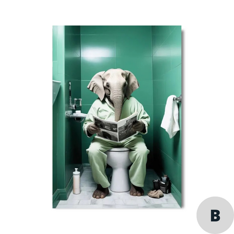 Toile - Animal WC