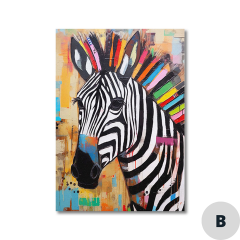 Canvas - Magic Zebra