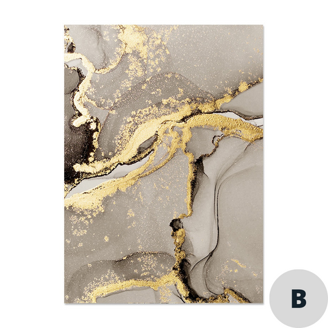 Toile - Beige & Gold Elegance