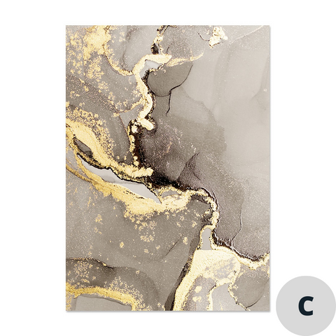 Toile - Beige & Gold Elegance