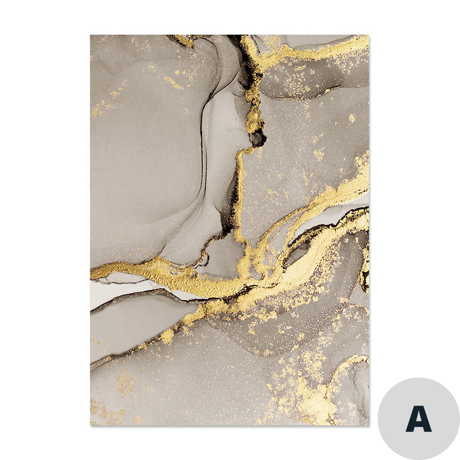 Toile - Beige & Gold Elegance
