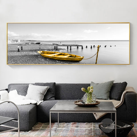 Toile - Gold Boat