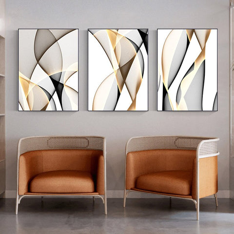 Toile - Light & Gold Shades