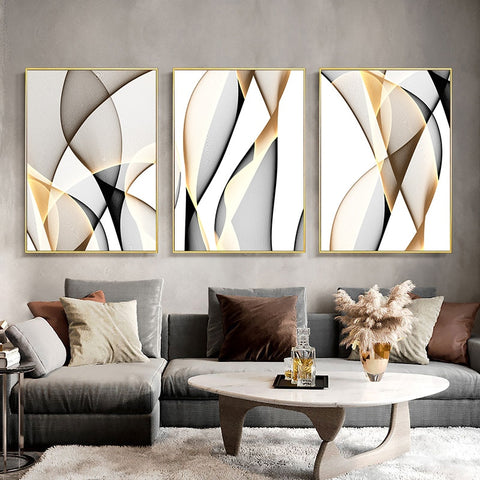 Toile - Light & Gold Shades