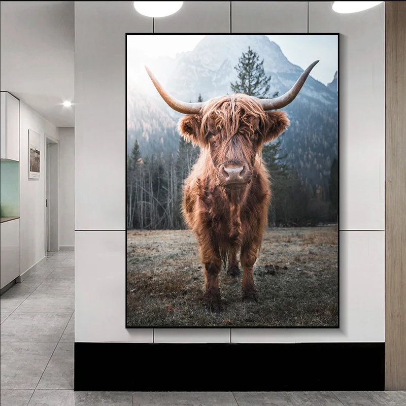 Toile - Highland cattle