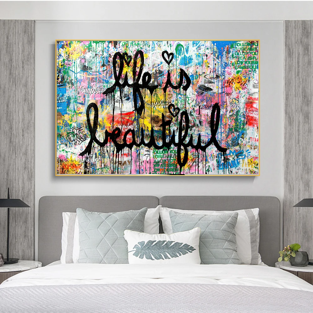 Toile - Life is Beautiful