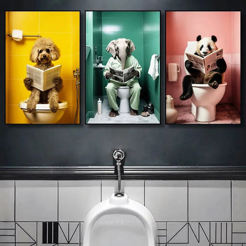 Toile - Animal WC