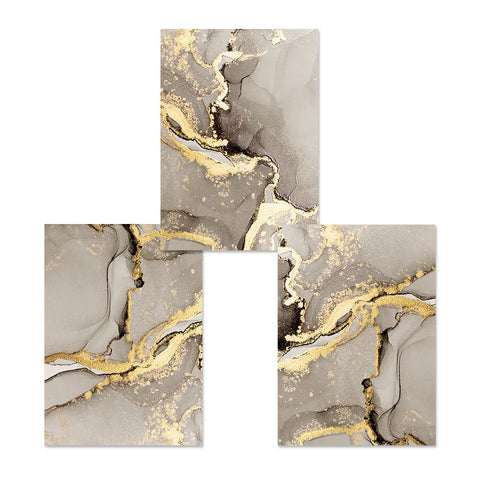 Toile - Beige & Gold Elegance