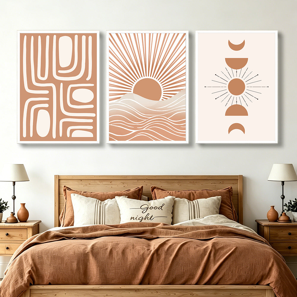 Toile - Terracotta Geometry