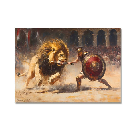 Toile - Gladiator Battle
