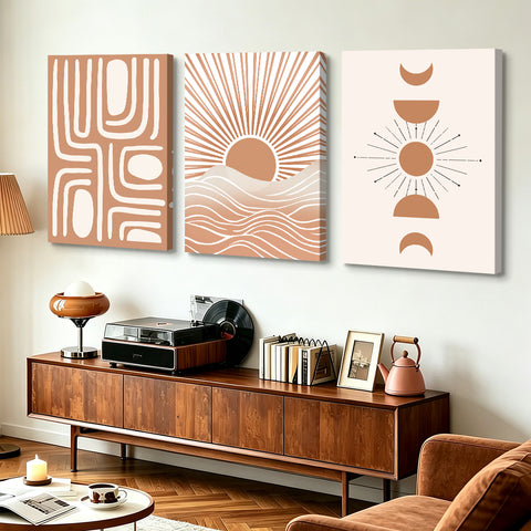 Toile - Terracotta Geometry
