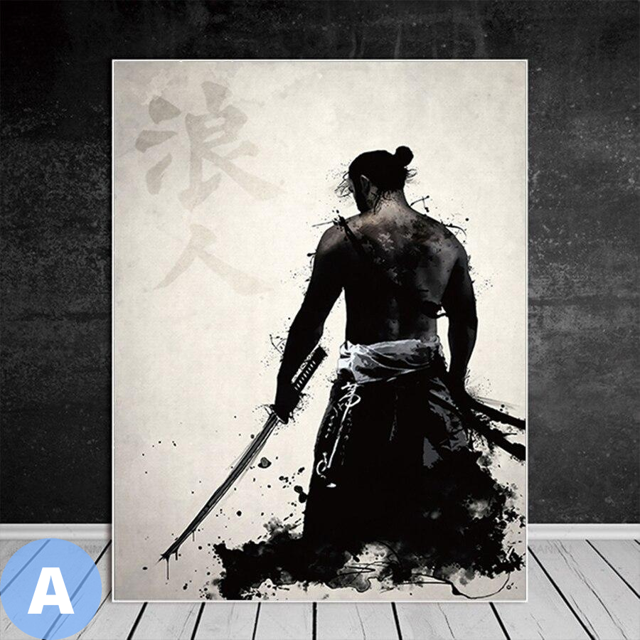 Toile - Japanese Samurai