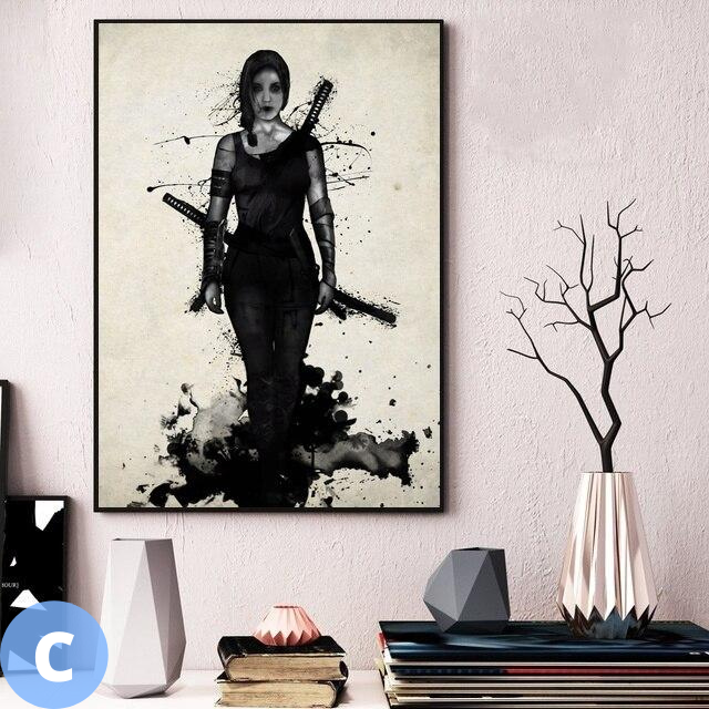 Toile - Japanese Samurai