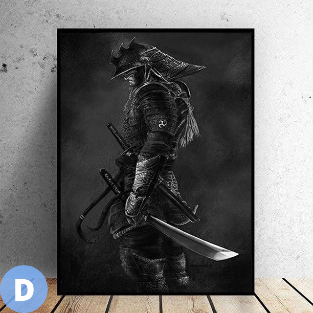 Toile - Japanese Samurai