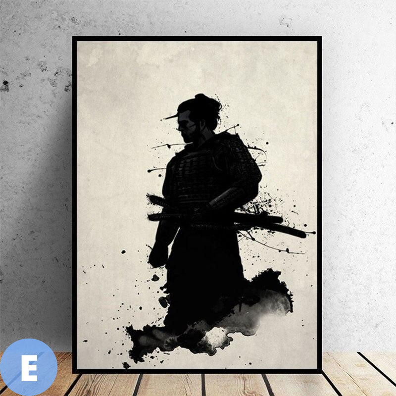 Toile - Japanese Samurai