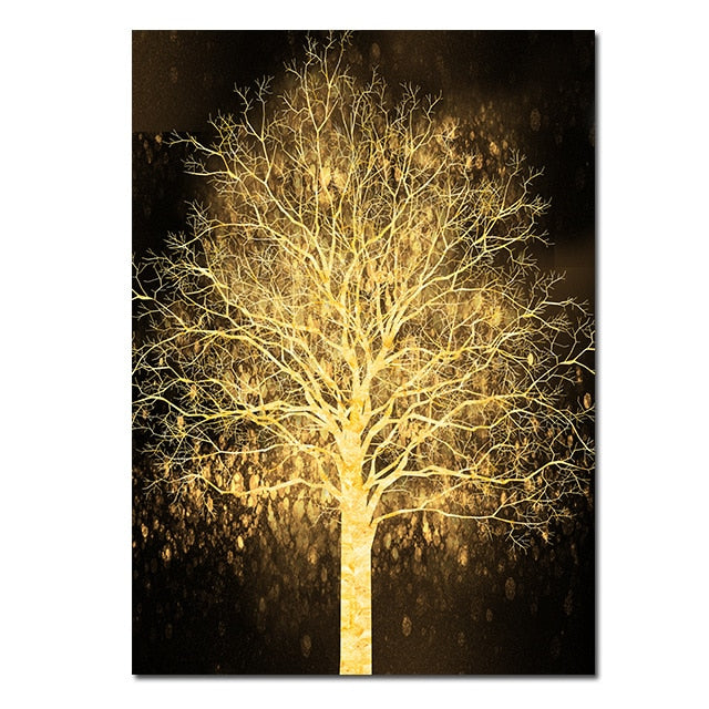 Toile - Gold Tree