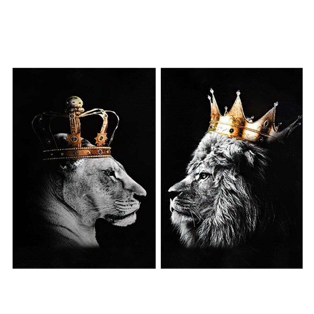 Toile - Royalty Lion