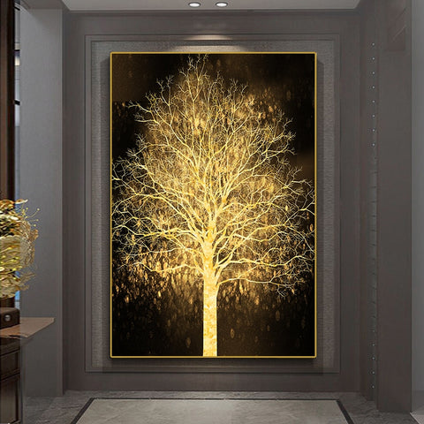 Toile - Gold Tree