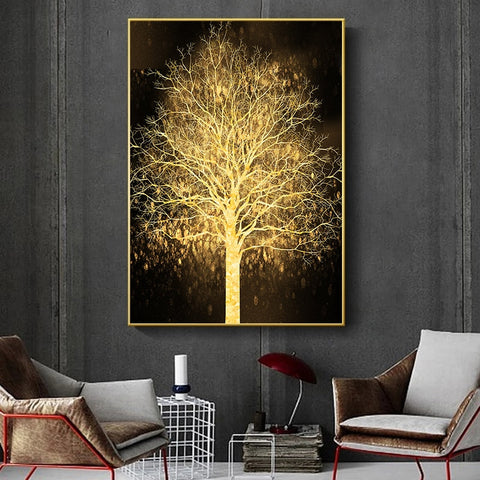 Toile - Gold Tree