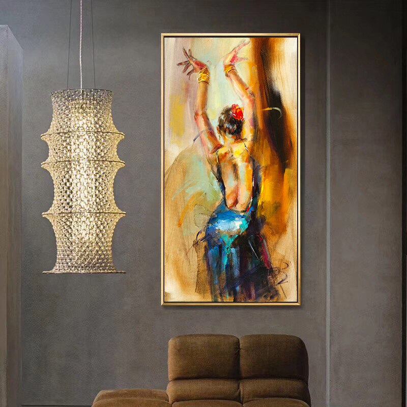 Canvas - Abstract Ballerina