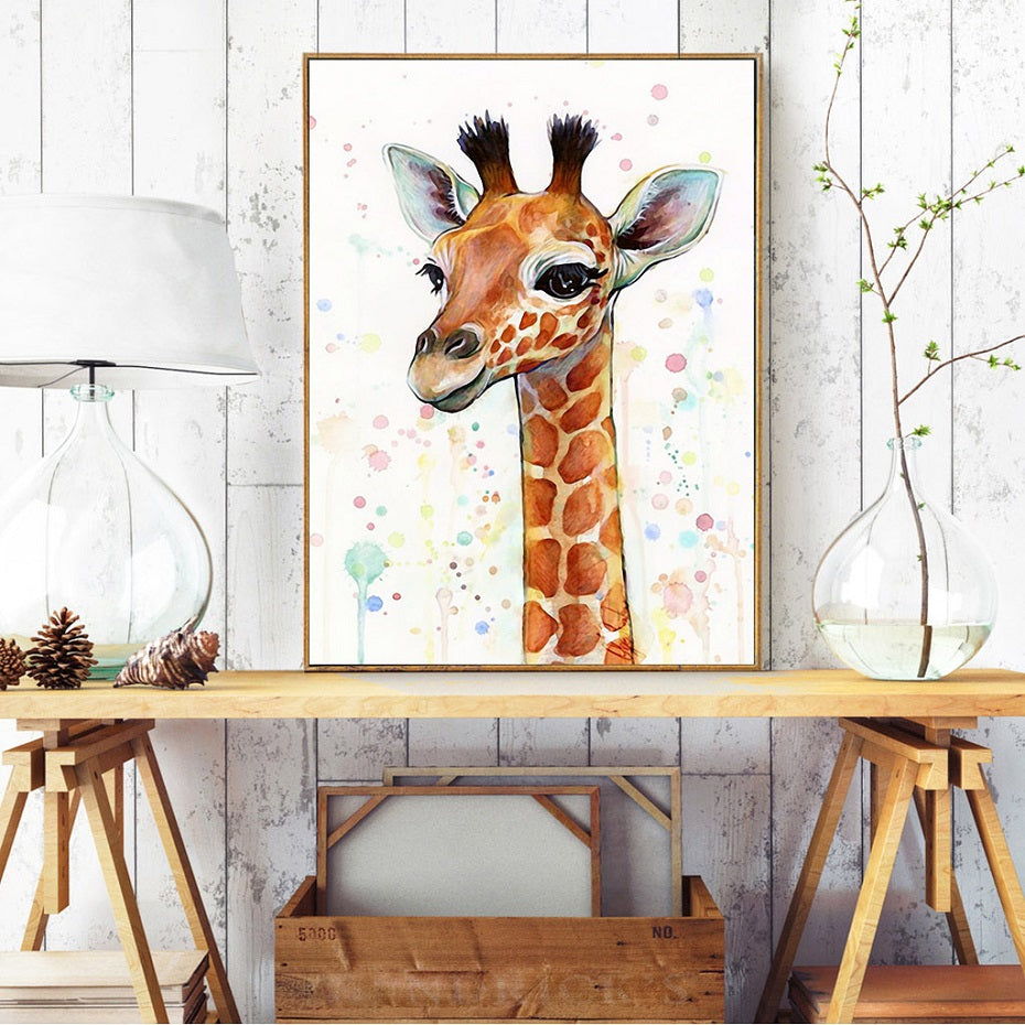 Toile - Funny Giraffe