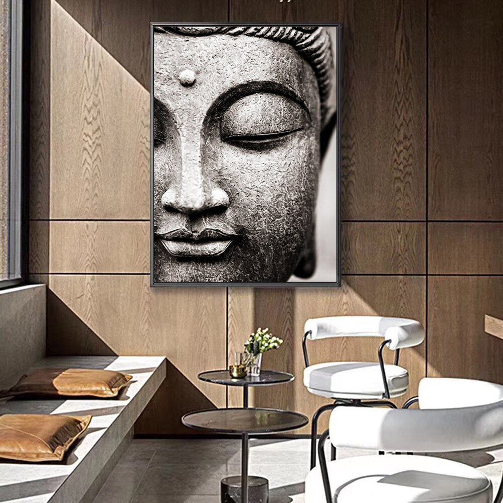 Toile - Sepia Buddha