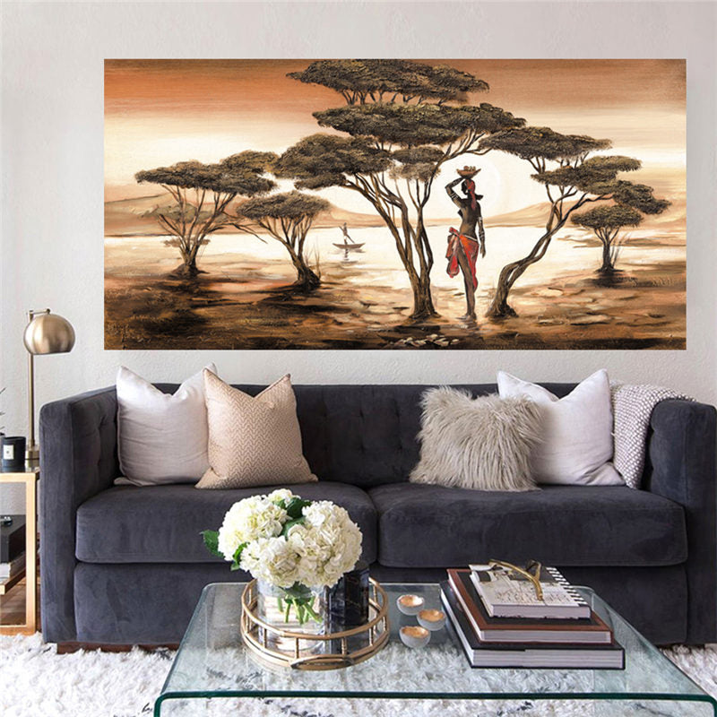 Toile - African Landscape