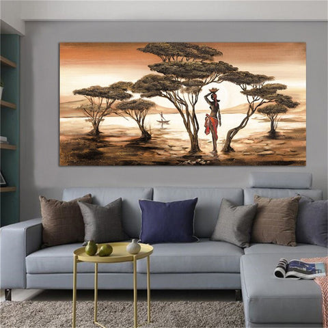 Toile - African Landscape